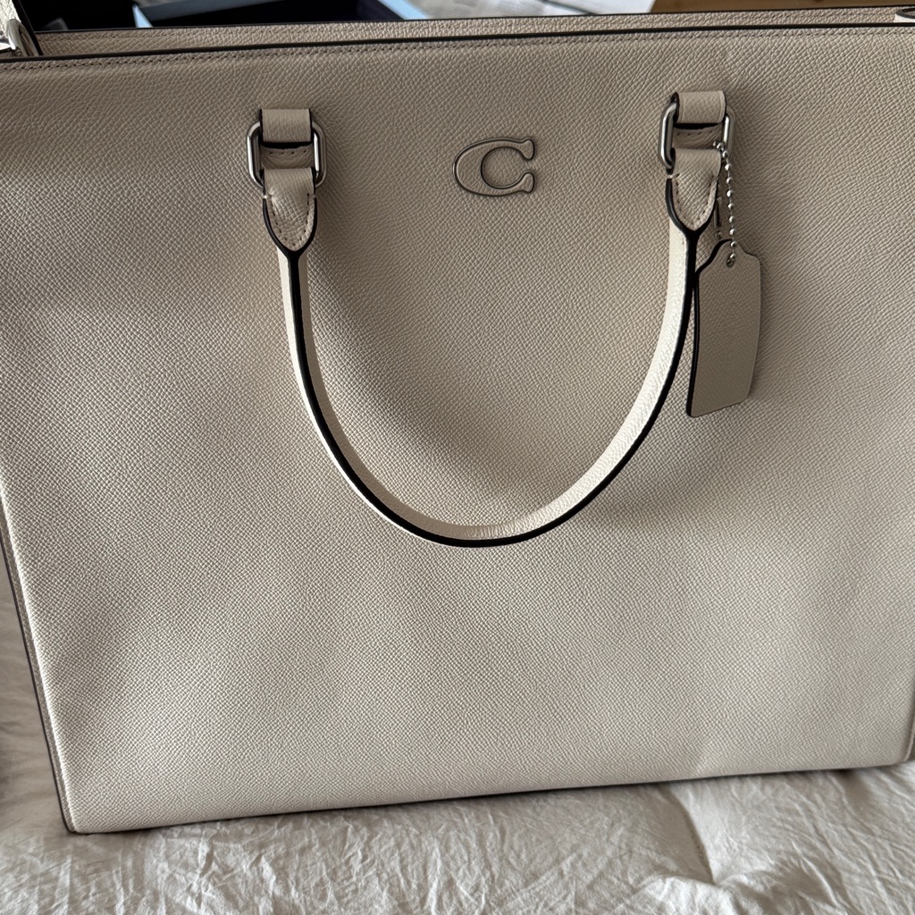 Coach Beige Women's Tote Bag